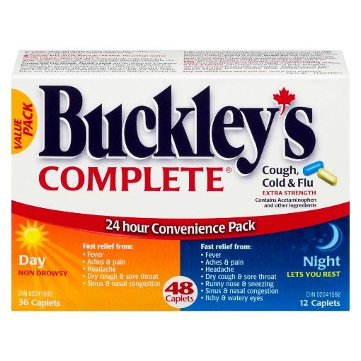BUCKLEY'S COMPLETE DAY/NIGHT CPLT 36+12 CAPLET
