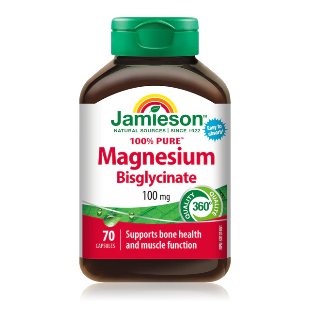 Jamieson    JMS Magnesium Bisglycinate 70ct NEW 2025    70Capsules