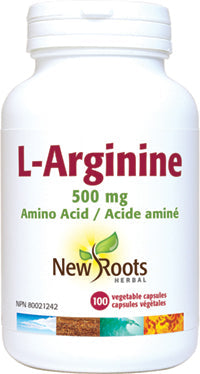NEW ROOTS    L-Arginine 500 mg    100 capsules