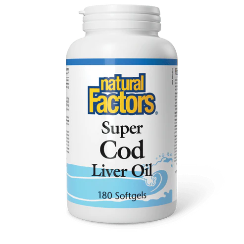 Natural Factors   Super Cod Liver Oil   180 sglssgls
