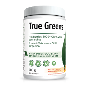 Alora Naturals   True Greens Pineapple Mango 400g