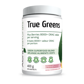 Alora Naturals   True Greens Raspberry Lemonade 400g