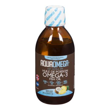 AQUAOMEGA    High EPA Fish Oil Omega3    AQUAOMEGA    High EPA Fish Oil Omega3    5X High EPA Tropical 225mL