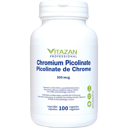 Vitazan    Chromium Picolinate (500 mcg) 100 capsules