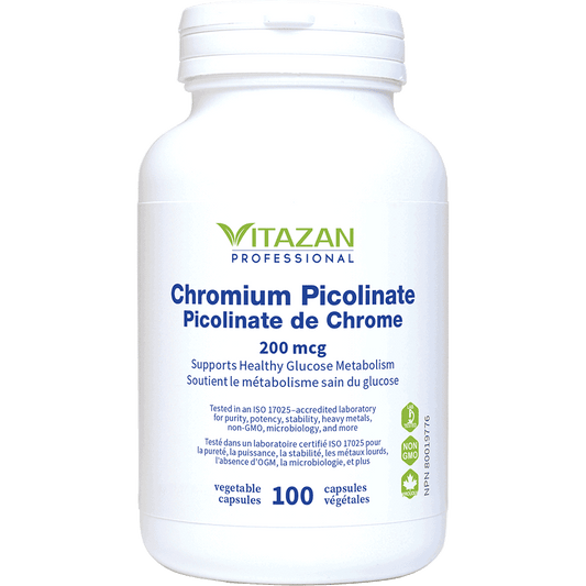 Vitazan    Chromium Picolinate (200 mcg) 100 capsules