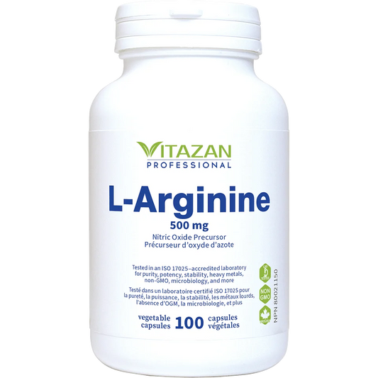 Vitazan    L-Arginine (500 mg · Amino Acid) 100 capsules
