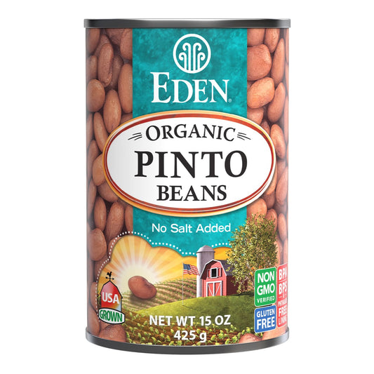 Eden Foods   Organic Beans & Legumes   Pinto Beans398ML