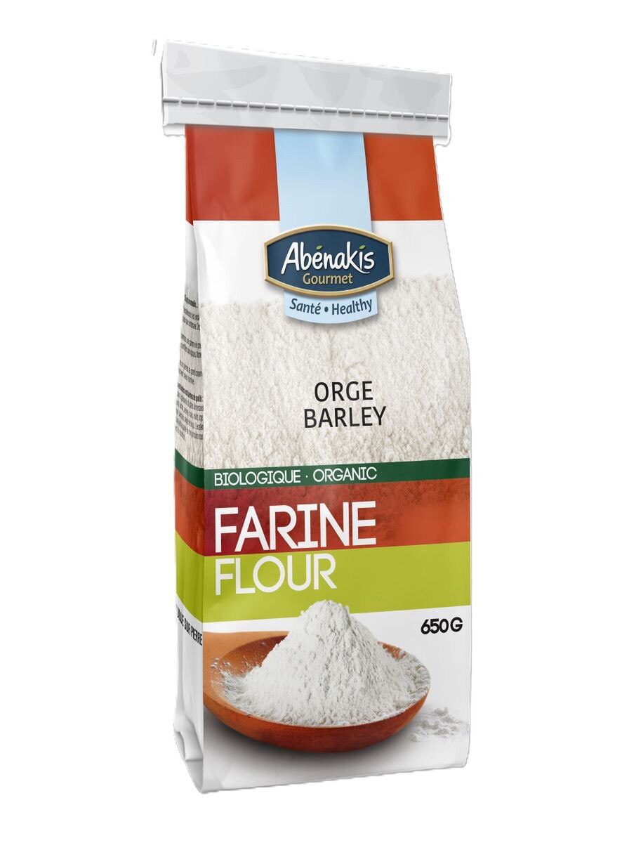 Abernaki Mill - NEW BRAND!   Organic Barley Flour   650 g