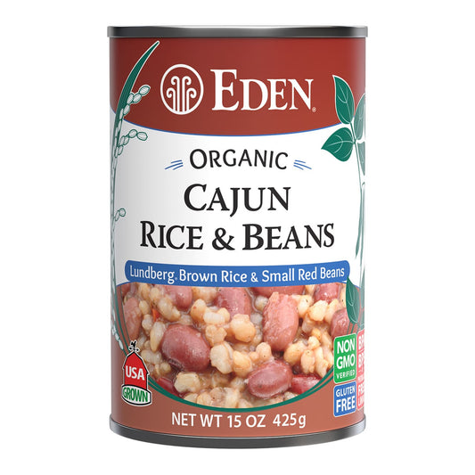 EDEN FOODS    Org Rice& Cajun SmallRedBeans398mL