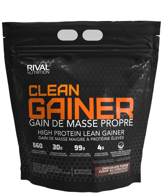 RIVALUS   CLEAN GAINER   CHOCOLATE FUDGE   10lbs