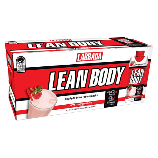 LABRADA   LEAN BODY RTD   17oz - 12/box   STRAWBERRY