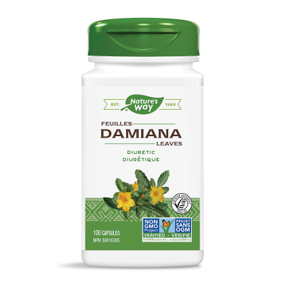 Nature's Way - Damiana Leaves - 100 Veg Caps