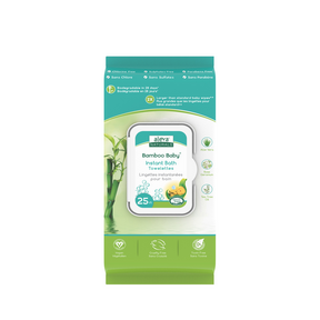 Aleva Naturals-Bamboo Baby Instant Bath Towelettes