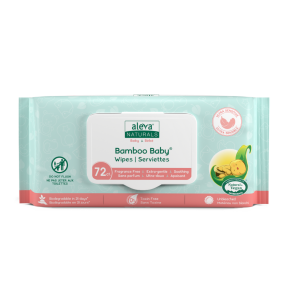 ALEVA NATURALS    Bamboo Baby Diapers & wipes    ALEVA NATURALS    Bamboo Baby Diapers & wipes    Baby Wipes Fragrance Free 72ct