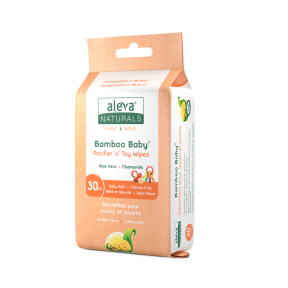 ALEVA NATURALS    Bamboo Baby Diapers & wipes    ALEVA NATURALS    Bamboo Baby Diapers & wipes    Baby Pacifier&Toy Wipe30ct*12