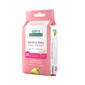 ALEVA NATURALS    Bamboo Baby Diapers & wipes    ALEVA NATURALS    Bamboo Baby Diapers & wipes    Baby Hand & Face Wipes 30ct*12