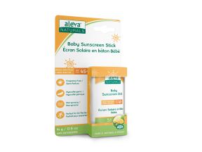 Aleva Naturals   Baby Sunscreen Stick SPF 45+ 14g