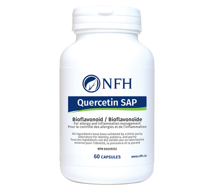 NFH Quercetin SAP (500 mg quercetin, 100 mg bromelain/capsule) 60 capsules