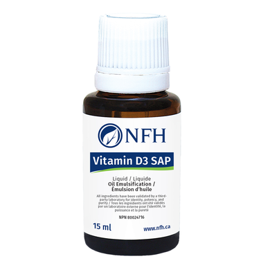 Nutritional Fundamentals for Health    Vitamin D3 SAP Liquid (1000 IU, 25 mcg/drop) 15 ml
