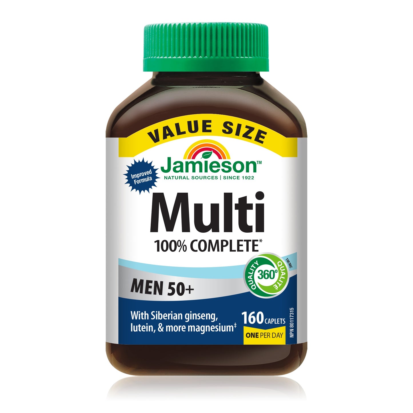 JAMIESON 100% COMPLETE MULTI MEN 50+ CPLT 160 CAPLET