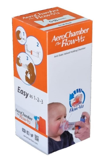 AEROCHAMBER+ CHILD SMALL MASK 1'S