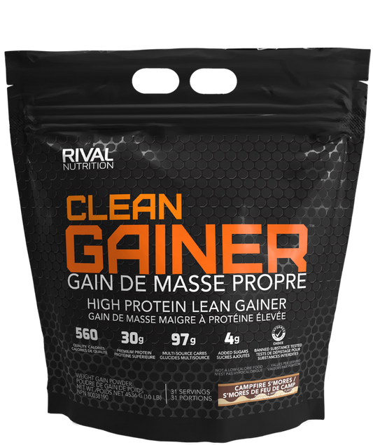 RIVALUS   CLEAN GAINER   S'MORES   10lbs