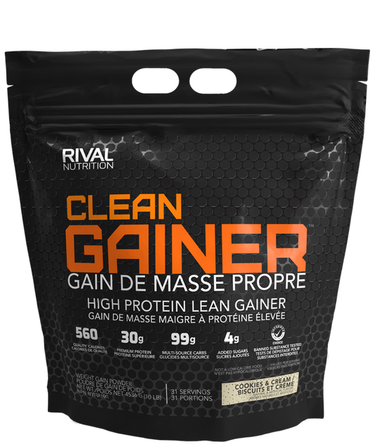 RIVALUS   CLEAN GAINER   COOKIES N CREAM   10lbs