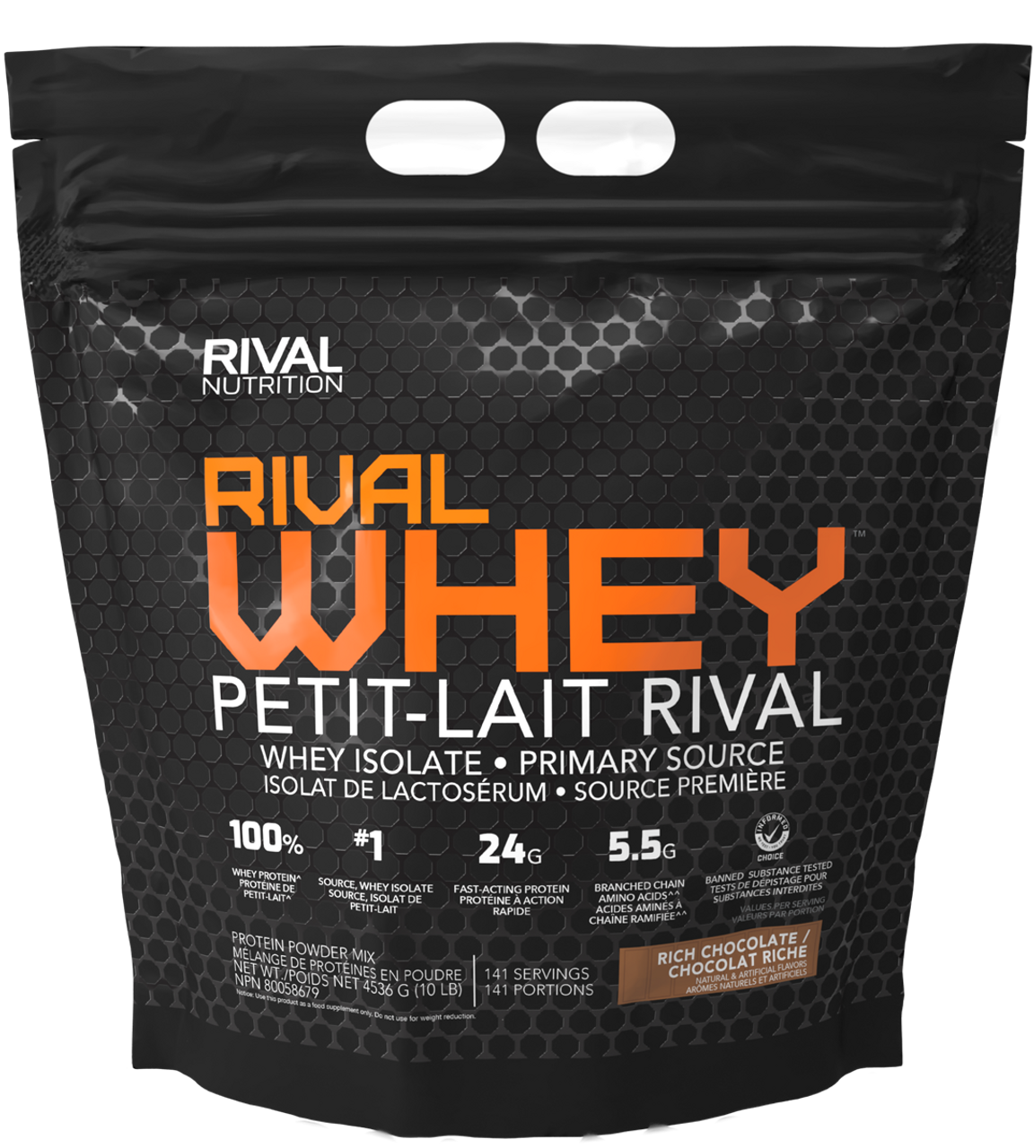 RIVALUS   RIVALWHEY   10lbs   RICH CHOCOLATE