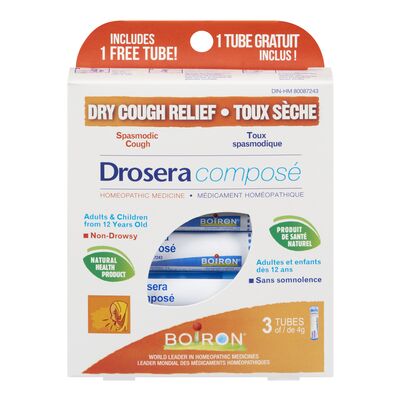 Boiron   DROSERA COMPOSE BLISTER   3X80 pellets