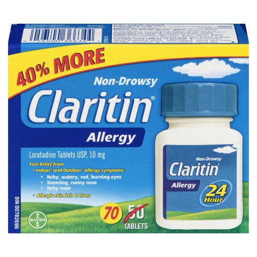 CLARITIN TB 10MG BNS 50+20 TABLET