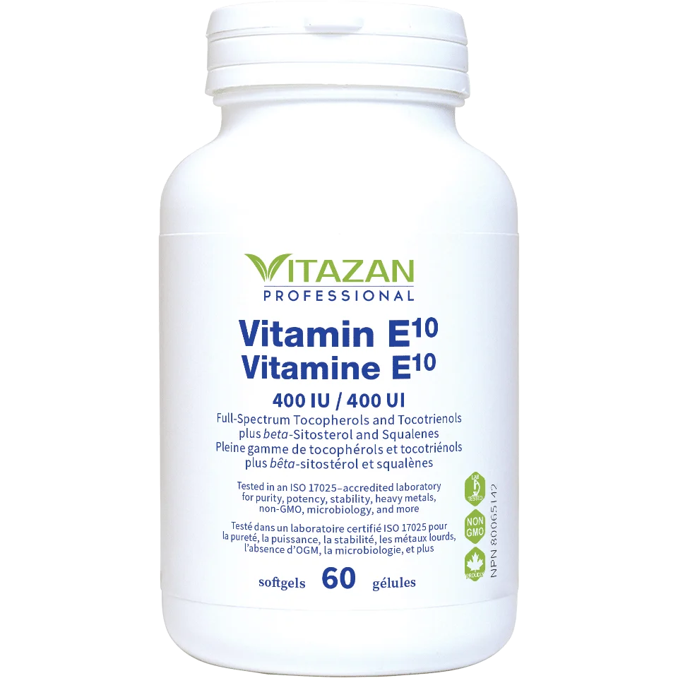 Vitazan    Vitamin E10   60 softgels