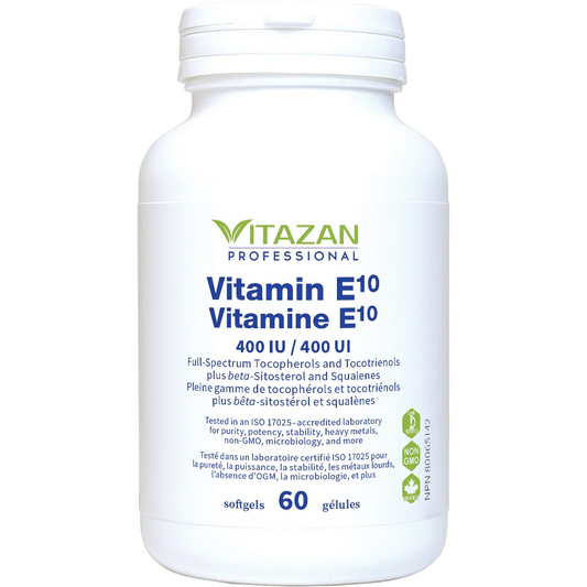 Vitazan    Vitamin E10   60 softgels