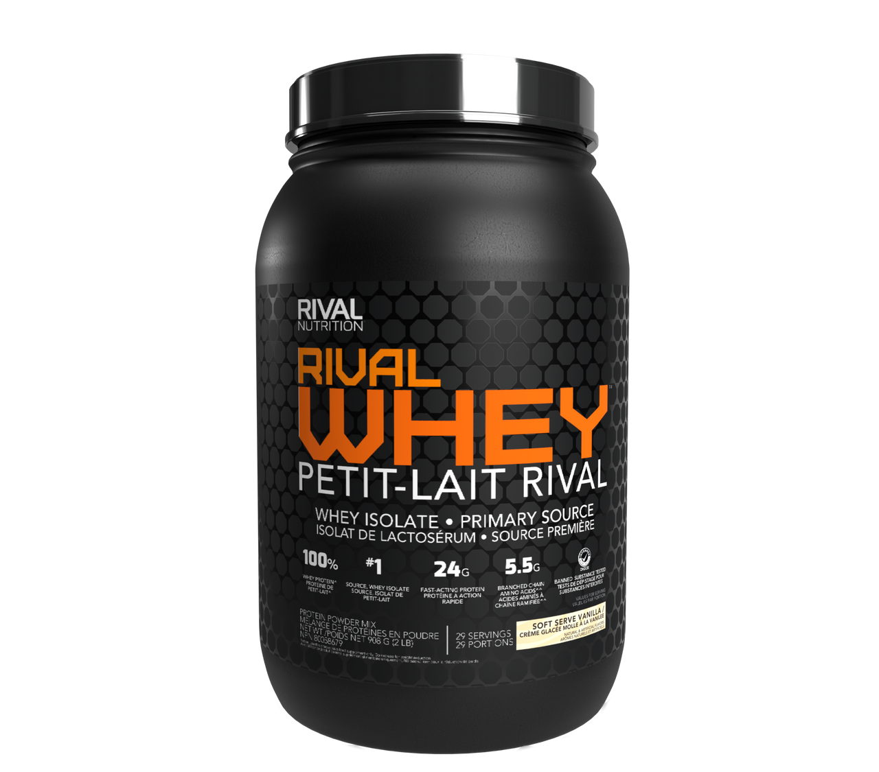 RIVALUS   RIVALWHEY   2lbs   SOFT SERVE VANILLA