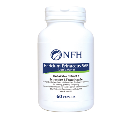 NFH Hericium Erinaceus SAP (500 mg lion’s mane/capsule) 60 capsules