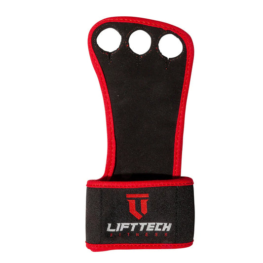 LIFT TECH FITNESS   COMP PALM PAD   RED / GRAY / BLACK   L/XL