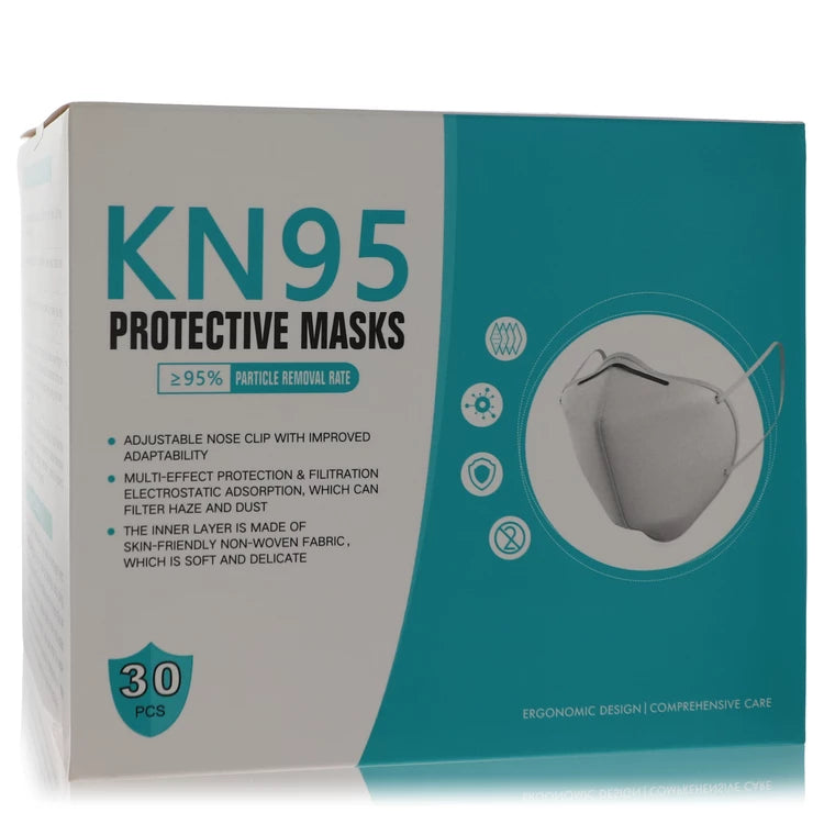 Kn95    Women    Kn95 Mask    1 size Thirty (30) KN95 Masks, Adjustable Nose Clip, Soft non-woven fabric, FDA and CE Approved (Unisex)