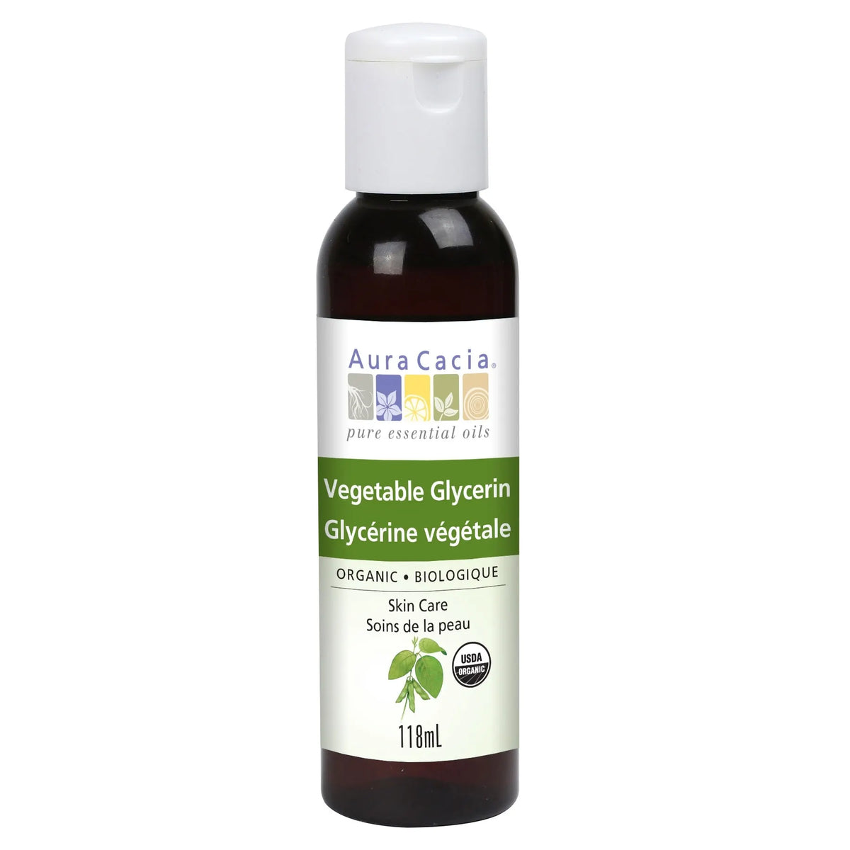 Aura Cacia - Vegetable Glycerin - Organic - 118ml
