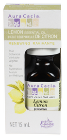 Aura Cacia   Boxed Essential Oil - Lemon 15ml