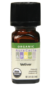 AURA CACIA    Org Vetiver Essential Oil 7.4mL