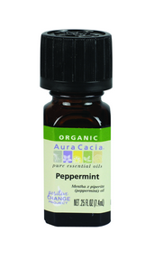 Aura Cacia   Peppermint, Natural Organic EO 7ml