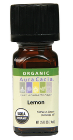 Aura Cacia   Lemon Organic Essential Oil 7ml