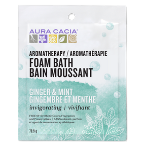 Aura Cacia-Ginger Mint Foam Bath 71g