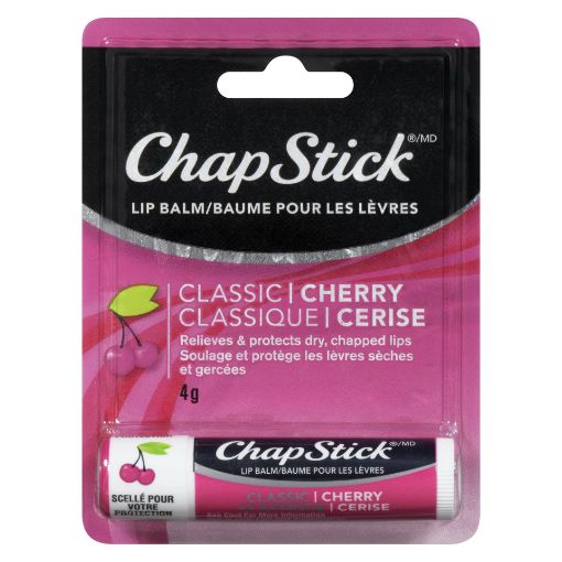 CHAPSTICK BLISTER CARD CHERRY 4G STICK MED. pack of 12
