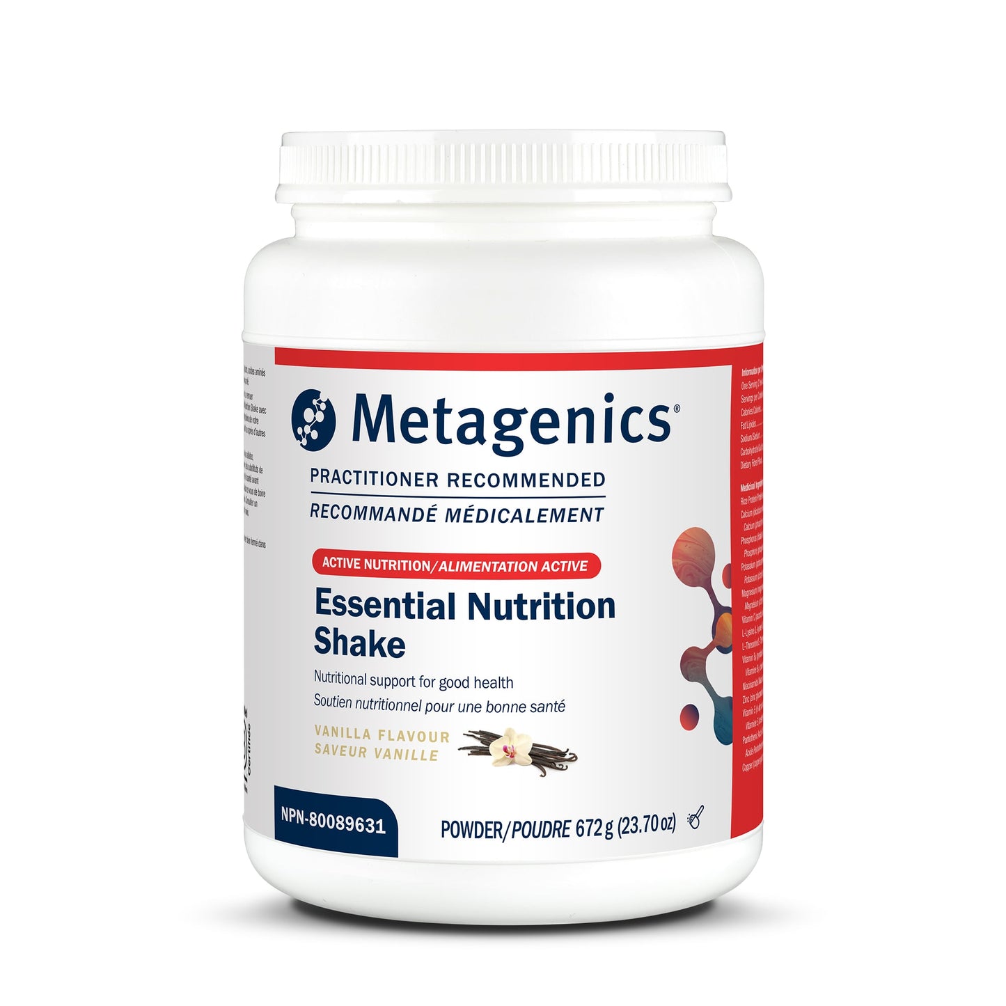 Metagenics Essential Nutrition Shake Vanilla (14 servings)   672 g