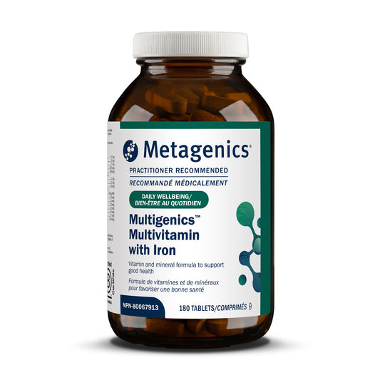 Metagenics Multigenics™  Multivitamin with Iron   180Tablets