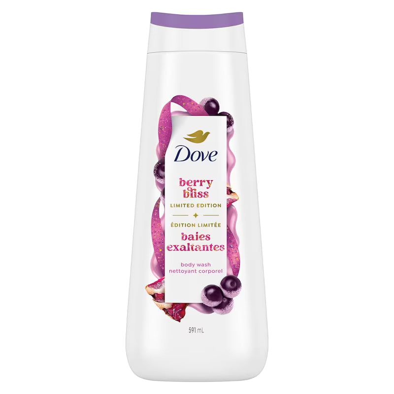 DOVE BODY WASH BERRY BLISS 591ML pack of 4