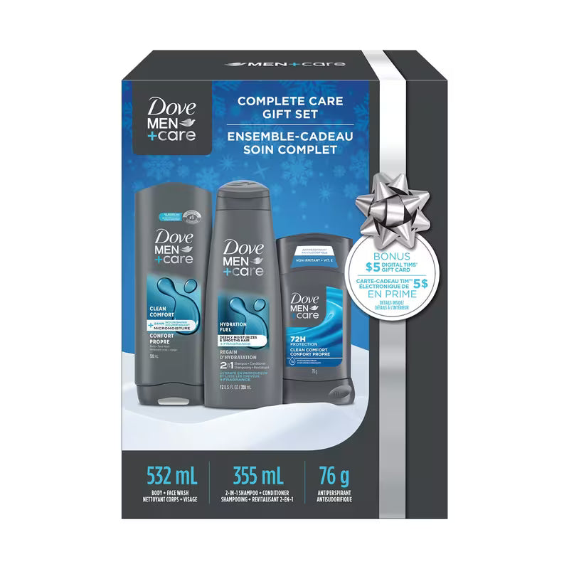 DOVE MEN+CARE SHP/BODY WASH/AP MIXED CASE 3PC pack of 6