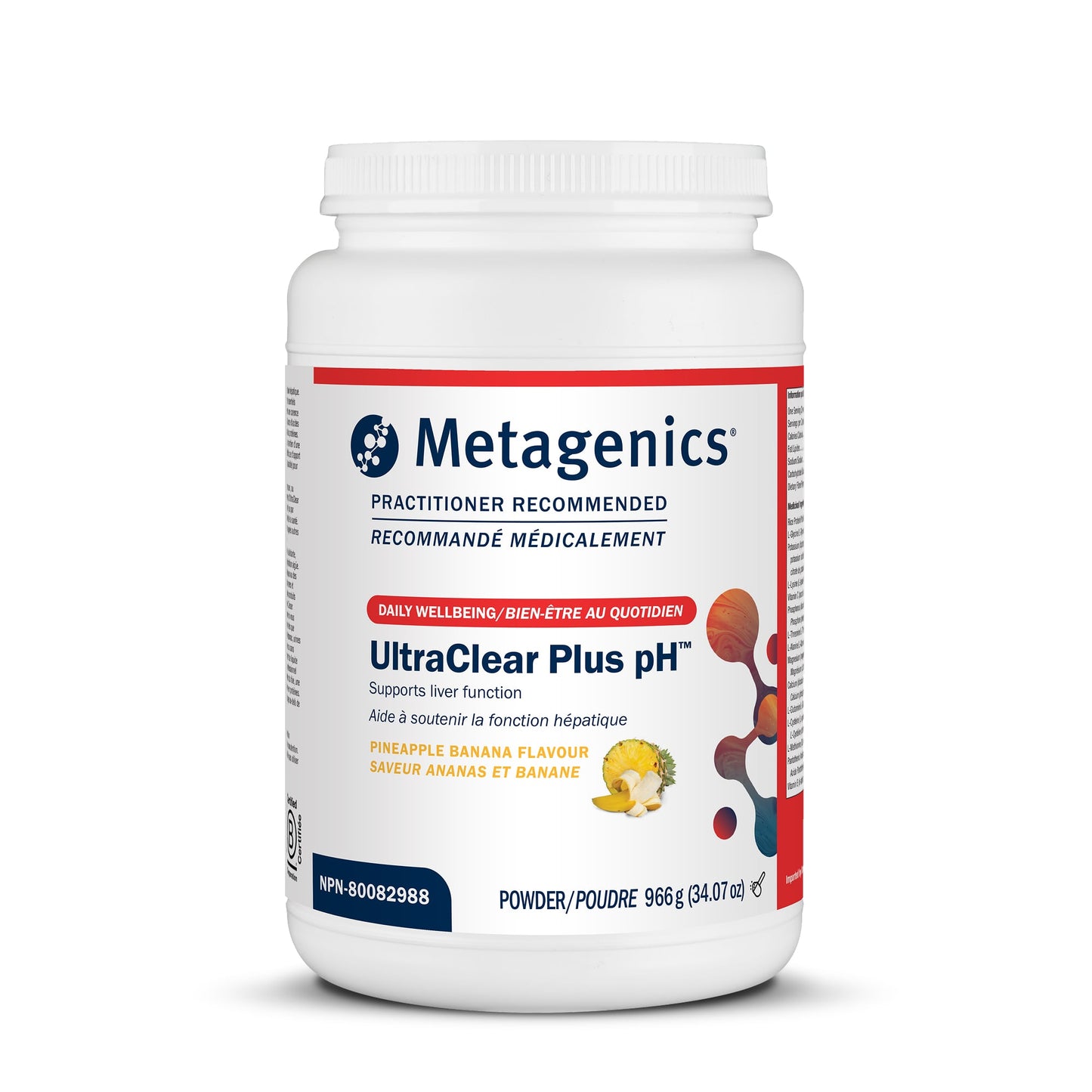 Metagenics UltraClear Plus pH Pineapple Banana (21 servings)  966 g