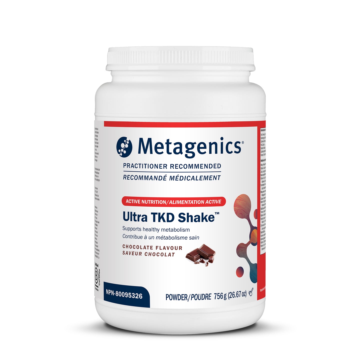 Metagenics Ultra TKD Shake Chocolate (14 servings) [formerly Keto Shake]   756 g