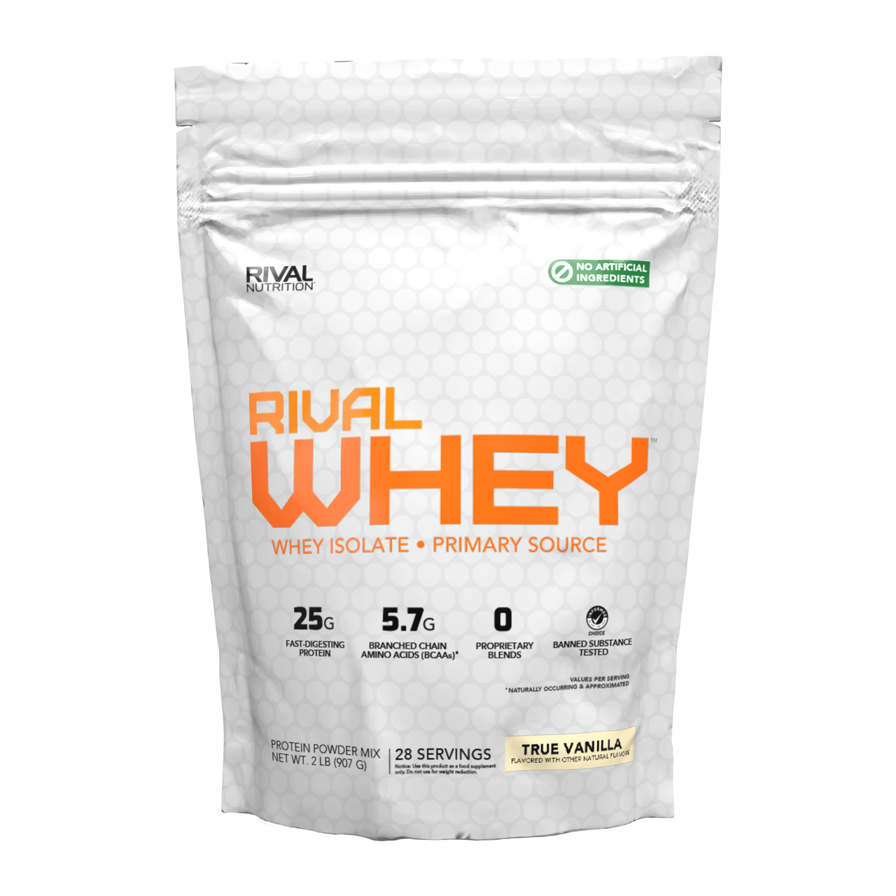 RIVALUS   RIVALWHEY NATURAL   2lbs   TRUE VANILLA